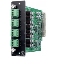 Output Module, Four Balanced Line Outputs, Phoenix-Type Connectors. For D-901